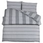 vidaXL Bettwäsche-Set Grau 200x220 cm Baumwolle vidaXL Bettwäsche-Set Grau 200x220 cm Baumwolle