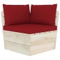 vidaXL Garten-Palettensofa 4-Sitzer mit Kissen Fichtenholz vidaXL Garten-Palettensofa 4-Sitzer mit Kissen Fichtenholz