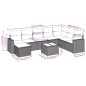 vidaXL 9-tlg. Garten-Sofagarnitur mit Kissen Beige Poly Rattan vidaXL 9-tlg. Garten-Sofagarnitur mit Kissen Beige Poly Rattan