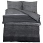 vidaXL Bettwäsche-Set Dunkelgrau 220x240 cm Baumwolle vidaXL Bettwäsche-Set Dunkelgrau 220x240 cm Baumwolle