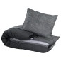 vidaXL Bettwäsche-Set Dunkelgrau 220x240 cm Baumwolle vidaXL Bettwäsche-Set Dunkelgrau 220x240 cm Baumwolle