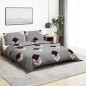 vidaXL Bettwäsche-Set Grau 225x220 cm Baumwolle vidaXL Bettwäsche-Set Grau 225x220 cm Baumwolle