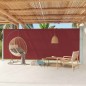 vidaXL Seitenmarkise Ausziehbar 220x600 cm Rot vidaXL Seitenmarkise Ausziehbar 220x600 cm Rot