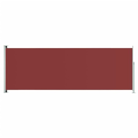 vidaXL Seitenmarkise Ausziehbar 220x600 cm Rot