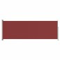 vidaXL Seitenmarkise Ausziehbar 220x600 cm Rot vidaXL Seitenmarkise Ausziehbar 220x600 cm Rot