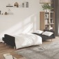 vidaXL Schlafsofa 2-Sitzer Schwarz Stoff vidaXL Schlafsofa 2-Sitzer Schwarz Stoff