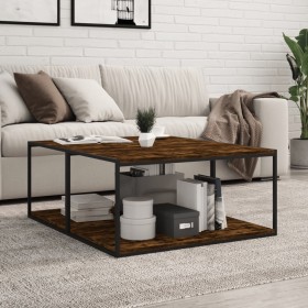vidaXL Wandregale 4 Stk. Räuchereiche 80x50x1,5 cm Holzwerkstoff