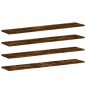vidaXL Wandregale 4 Stk. Räuchereiche 100x20x1,5 cm Holzwerkstoff vidaXL Wandregale 4 Stk. Räuchereiche 100x20x1,5 cm Holzwerkstoff