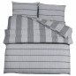 vidaXL Bettwäsche-Set Grau 140x200 cm Baumwolle vidaXL Bettwäsche-Set Grau 140x200 cm Baumwolle