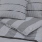 vidaXL Bettwäsche-Set Grau 140x200 cm Baumwolle vidaXL Bettwäsche-Set Grau 140x200 cm Baumwolle