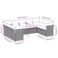 vidaXL 9-tlg. Garten-Sofagarnitur mit Kissen Beige Poly Rattan vidaXL 9-tlg. Garten-Sofagarnitur mit Kissen Beige Poly Rattan