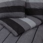 vidaXL Bettwäsche-Set Dunkelgrau 220x240 cm Baumwolle vidaXL Bettwäsche-Set Dunkelgrau 220x240 cm Baumwolle