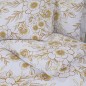 vidaXL Bettwäsche-Set Weiß und Braun 225x220 cm Baumwolle vidaXL Bettwäsche-Set Weiß und Braun 225x220 cm Baumwolle