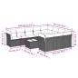 vidaXL 11-tlg. Garten-Sofagarnitur mit Kissen Grau Poly Rattan vidaXL 11-tlg. Garten-Sofagarnitur mit Kissen Grau Poly Rattan