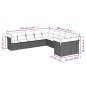 vidaXL 10-tlg. Garten-Sofagarnitur mit Kissen Beige Poly Rattan vidaXL 10-tlg. Garten-Sofagarnitur mit Kissen Beige Poly Rattan