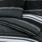 vidaXL Bettwäsche-Set Schwarz und Weiß 260x220 cm Baumwolle vidaXL Bettwäsche-Set Schwarz und Weiß 260x220 cm Baumwolle