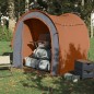vidaXL Lagerzelt Grau und Orange 204x183x178 cm 185T Taft vidaXL Lagerzelt Grau und Orange 204x183x178 cm 185T Taft