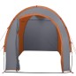 vidaXL Lagerzelt Grau und Orange 204x183x178 cm 185T Taft vidaXL Lagerzelt Grau und Orange 204x183x178 cm 185T Taft