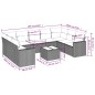 vidaXL 10-tlg. Garten-Sofagarnitur mit Kissen Beige Poly Rattan vidaXL 10-tlg. Garten-Sofagarnitur mit Kissen Beige Poly Rattan