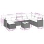vidaXL 9-tlg. Garten-Sofagarnitur mit Kissen Beige Poly Rattan vidaXL 9-tlg. Garten-Sofagarnitur mit Kissen Beige Poly Rattan
