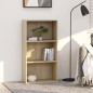vidaXL Bücherregal 3 Fächer Sonoma-Eiche 60x30x114 cm Holzwerkstoff vidaXL Bücherregal 3 Fächer Sonoma-Eiche 60x30x114 cm Holzwerkstoff