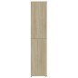 vidaXL Schuhschrank Weiß & Sonoma-Eiche 80x39x178 cm Holzwerkstoff vidaXL Schuhschrank Weiß & Sonoma-Eiche 80x39x178 cm Holzwerkstoff