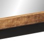 vidaXL Badspiegel 55x1x60 cm Glas und Massivholz Mango vidaXL Badspiegel 55x1x60 cm Glas und Massivholz Mango