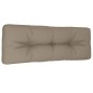 vidaXL Palettenkissen Taupe 120x40x12 cm Stoff vidaXL Palettenkissen Taupe 120x40x12 cm Stoff