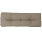 vidaXL Palettenkissen Taupe 120x40x12 cm Stoff vidaXL Palettenkissen Taupe 120x40x12 cm Stoff