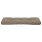 vidaXL Palettenkissen Taupe 120x40x12 cm Stoff vidaXL Palettenkissen Taupe 120x40x12 cm Stoff