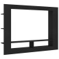 vidaXL TV-Schrank Schwarz 152x22x113 cm Holzwerkstoff vidaXL TV-Schrank Schwarz 152x22x113 cm Holzwerkstoff