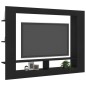 vidaXL TV-Schrank Schwarz 152x22x113 cm Holzwerkstoff vidaXL TV-Schrank Schwarz 152x22x113 cm Holzwerkstoff