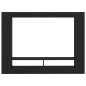 vidaXL TV-Schrank Schwarz 152x22x113 cm Holzwerkstoff vidaXL TV-Schrank Schwarz 152x22x113 cm Holzwerkstoff