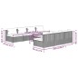 vidaXL 8-tlg. Garten-Lounge-Set mit Kissen Poly Rattan Braun vidaXL 8-tlg. Garten-Lounge-Set mit Kissen Poly Rattan Braun
