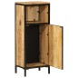 vidaXL Badschrank 40x27x90 cm Massivholz Mango und Eisen vidaXL Badschrank 40x27x90 cm Massivholz Mango und Eisen