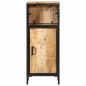 vidaXL Badschrank 40x27x90 cm Massivholz Mango und Eisen vidaXL Badschrank 40x27x90 cm Massivholz Mango und Eisen