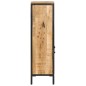vidaXL Badschrank 40x27x90 cm Massivholz Mango und Eisen vidaXL Badschrank 40x27x90 cm Massivholz Mango und Eisen