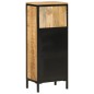 vidaXL Badschrank 40x27x90 cm Massivholz Mango und Eisen vidaXL Badschrank 40x27x90 cm Massivholz Mango und Eisen