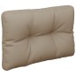 vidaXL Palettenkissen Taupe 50x40x10 cm Stoff vidaXL Palettenkissen Taupe 50x40x10 cm Stoff