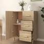 vidaXL Sideboard Sonoma-Eiche 69,5x34x90 cm Holzwerkstoff vidaXL Sideboard Sonoma-Eiche 69,5x34x90 cm Holzwerkstoff