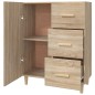 vidaXL Sideboard Sonoma-Eiche 69,5x34x90 cm Holzwerkstoff vidaXL Sideboard Sonoma-Eiche 69,5x34x90 cm Holzwerkstoff
