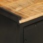 vidaXL Badschrank 40x27x90 cm Eisen und Massivholz Mango vidaXL Badschrank 40x27x90 cm Eisen und Massivholz Mango