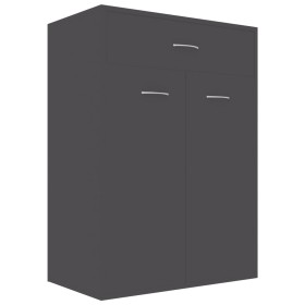 vidaXL Schuhschrank Grau 60x35x84 cm Holzwerkstoff