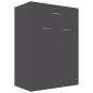 vidaXL Schuhschrank Grau 60x35x84 cm Holzwerkstoff vidaXL Schuhschrank Grau 60x35x84 cm Holzwerkstoff