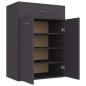 vidaXL Schuhschrank Grau 60x35x84 cm Holzwerkstoff vidaXL Schuhschrank Grau 60x35x84 cm Holzwerkstoff