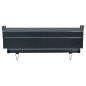 vidaXL Balkon-Seitenmarkise 65x250 cm Grau vidaXL Balkon-Seitenmarkise 65x250 cm Grau