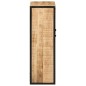 vidaXL Badschrank 40x27x90 cm Massivholz Mango und Eisen vidaXL Badschrank 40x27x90 cm Massivholz Mango und Eisen