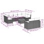 vidaXL 10-tlg. Garten-Sofagarnitur mit Kissen Schwarz Poly Rattan vidaXL 10-tlg. Garten-Sofagarnitur mit Kissen Schwarz Poly Rattan