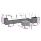 vidaXL 7-tlg. Garten-Sofagarnitur mit Kissen Beige Poly Rattan vidaXL 7-tlg. Garten-Sofagarnitur mit Kissen Beige Poly Rattan