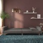 vidaXL Schlafsofa 2-Sitzer mit 2 Kissen Dunkelgrau Stoff vidaXL Schlafsofa 2-Sitzer mit 2 Kissen Dunkelgrau Stoff